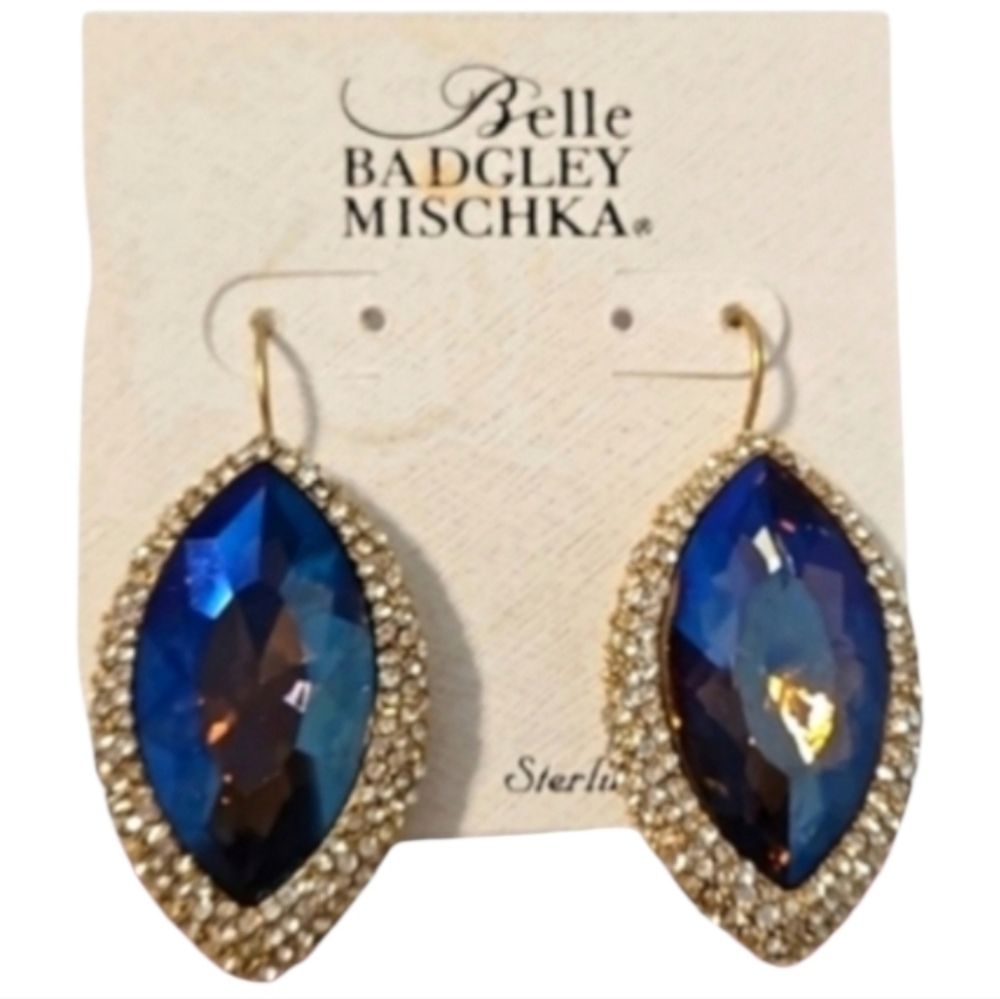 NWT Belle Badgley Mischka Teardrop Eearring